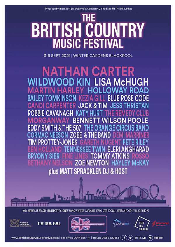 Preview image for blog post - Tennessee Twin - Tennessee Twin to appear at the 2021 British Country Music Festival!