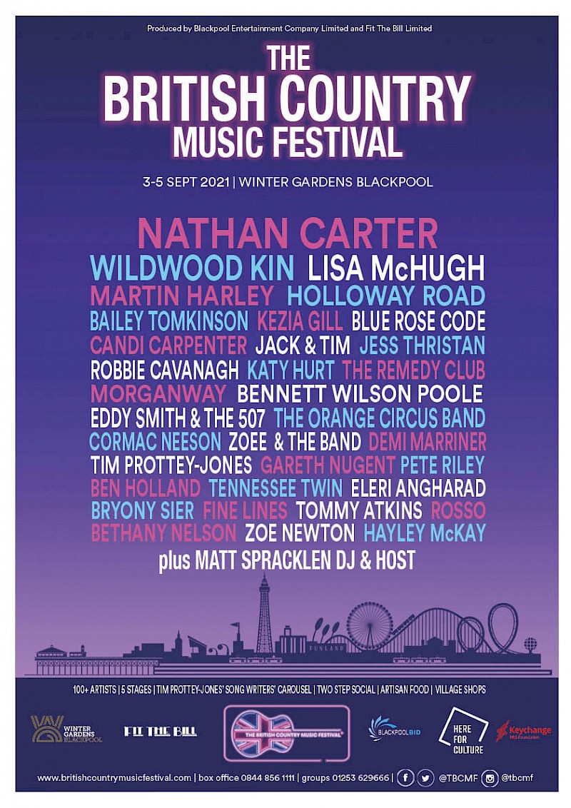 Preview image for blog post - Tennessee Twin to appear at the 2021 British Country Music Festival!