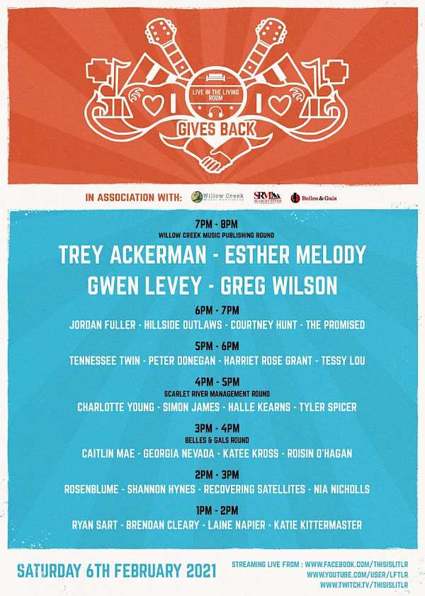 Preview image for blog post - Tennessee Twin - Livestream for Live In The Living Room - 6 February 2021