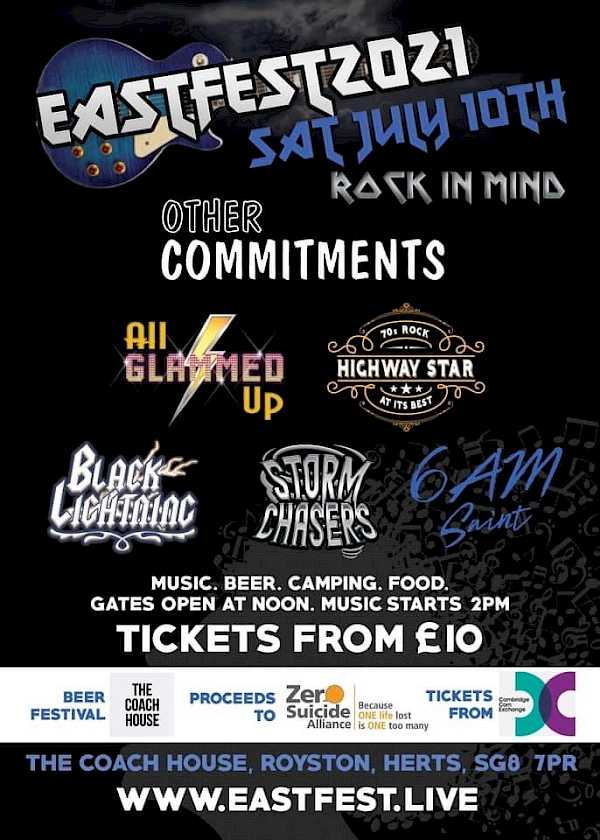 Preview image for blog post - Tennessee Twin - Tennessee Twin joining line-up for EastFest 2021 charity event