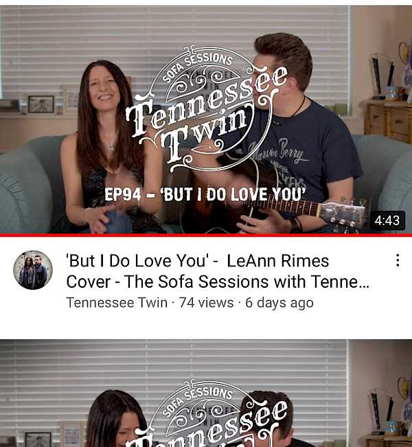 Preview image for blog post - Tennessee Twin - Have you watched our Sofa Sessions on YouTube?!