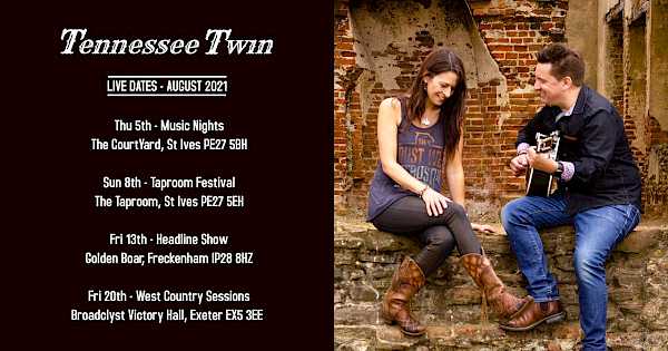 Preview image for blog post - Tennessee Twin - Tennessee Twin - Live Dates in August!