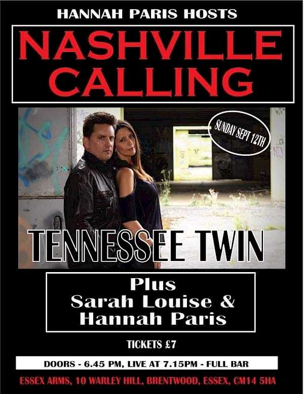 Preview image for blog post - Tennessee Twin - Tennessee Twin appearing at Nashville Calling for the 3rd time!