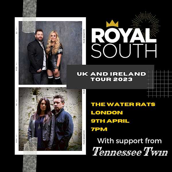 Preview image for blog post - Tennessee Twin - New date - support for Royal South Tour!