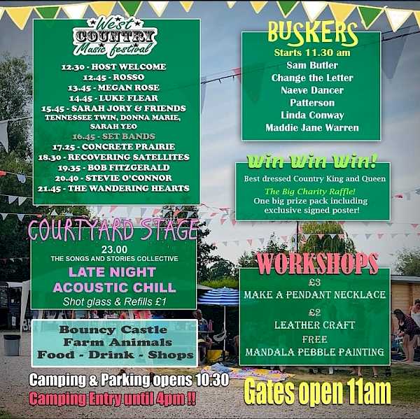 Preview image for blog post - Tennessee Twin - Only one week to go until the 2023 West Country Music Festival!