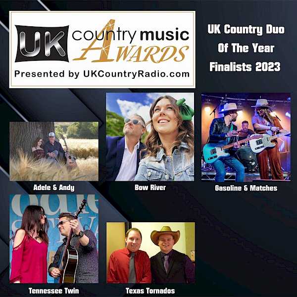 Preview image for blog post - Tennessee Twin - Tennessee Twin are finalists for UK Country Duo Of The Year 2023 in the UK Country Music Awards!