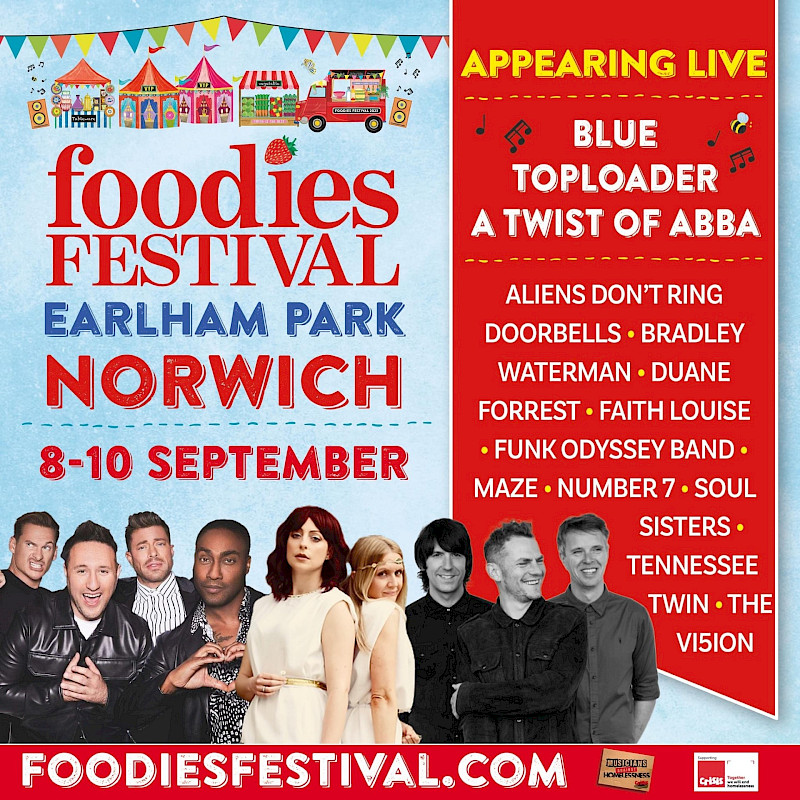 Preview image for blog post - Tennessee Twin at Foodies Festival Norwich!