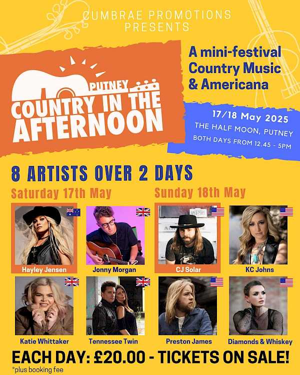 Preview image for blog post - Tennessee Twin - Tennessee Twin to appear at 'Country In The Afternoon' festival 2025!