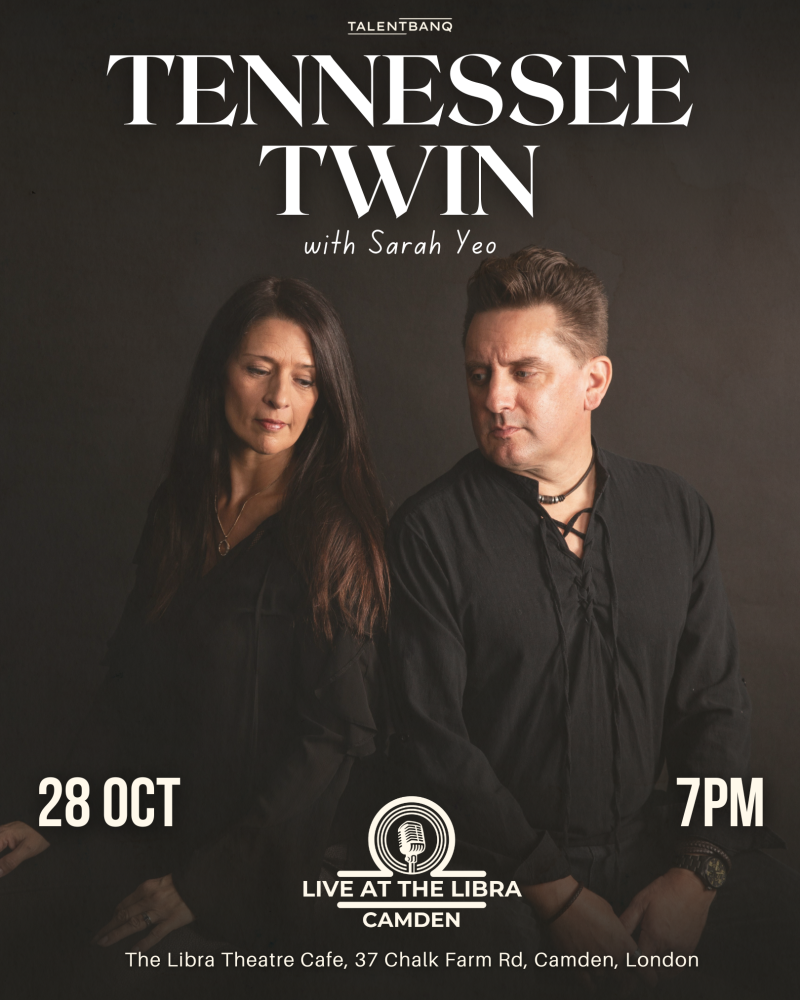 Poster for gig - The Libra Theatre & Cafe
