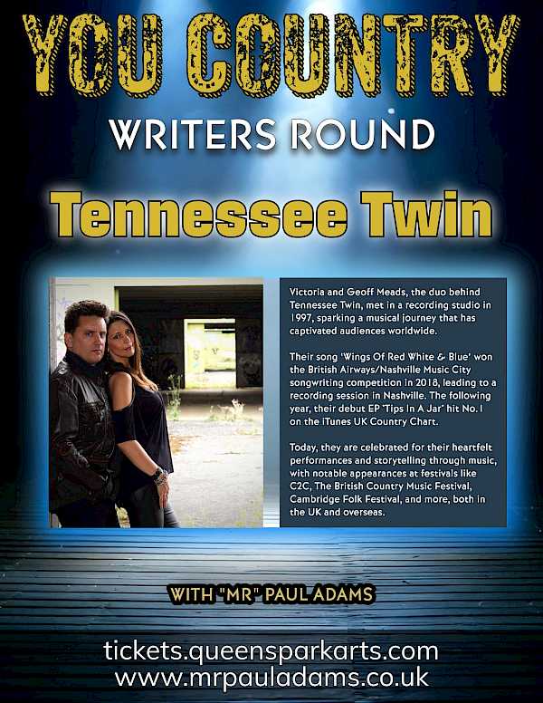 Preview image for blog post - Tennessee Twin - Tennessee Twin to join the 'You Country' Writers Round on 23 May!