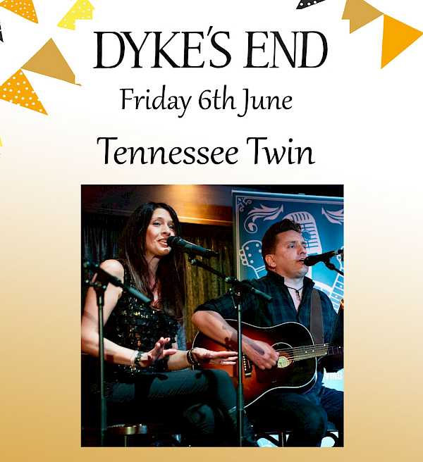 Preview image for blog post - Tennessee Twin - This Friday - find us at 'Dyke's End' in Reach, Cambridgeshire!