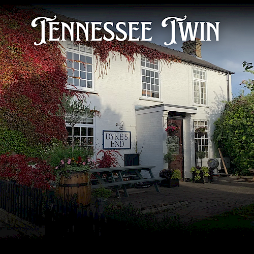 Poster for Tennessee Twin playing Dyke's End Acoustic Nights in Cambridge on 3 July 2026