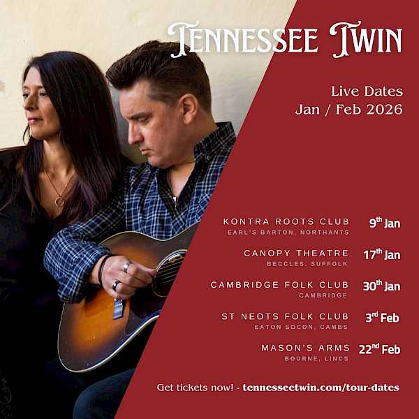 Preview image for blog post - Tennessee Twin - January & February 2026 Dates!