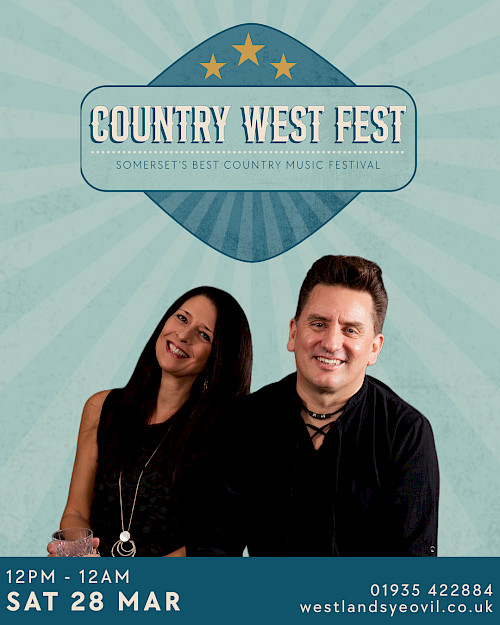 Poster for Tennessee Twin playing Country West Fest in Yeovil on 28 March 2026
