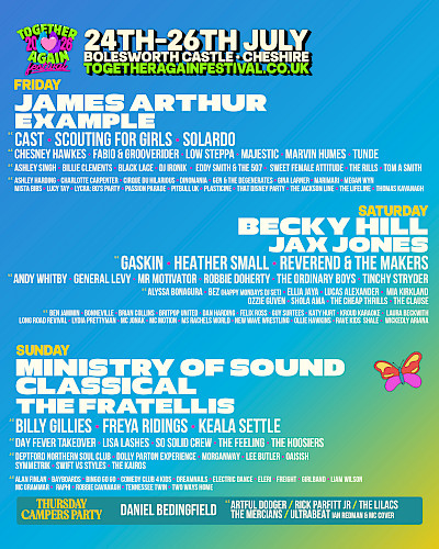 Preview image of ** Festival Announcement! **. Tennessee Twin at 'Together Again' Festival - 26 July 2026 blog post