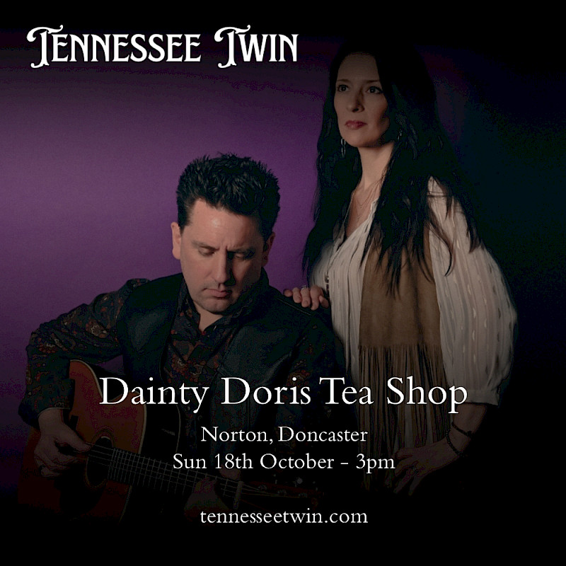 Poster for gig - Dainty Doris Coffee Shop - Doncaster