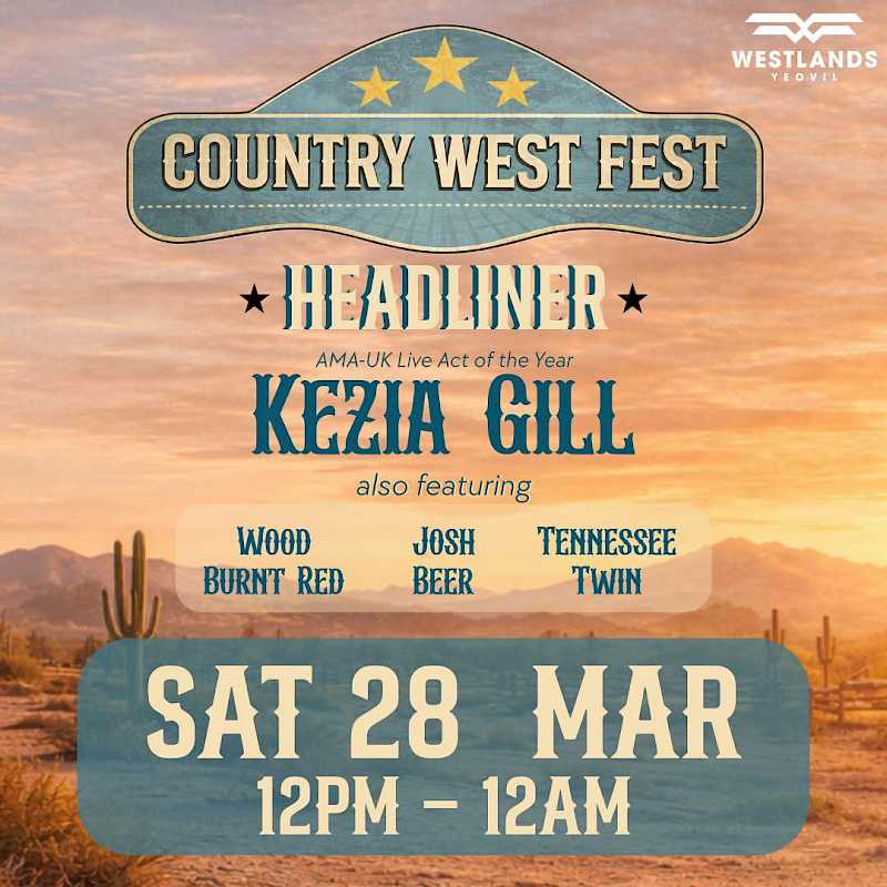 Preview image for blog post - Nearly time for Country West Fest!