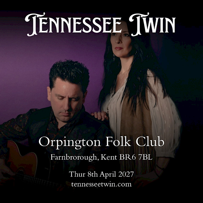 Poster for gig - Orpington Folk Club