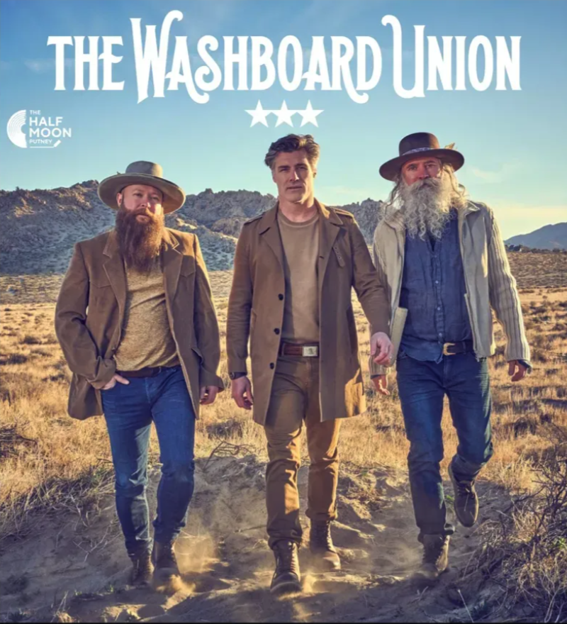Poster for gig - The Half Moon, Putney - Supporting The Washboard Union