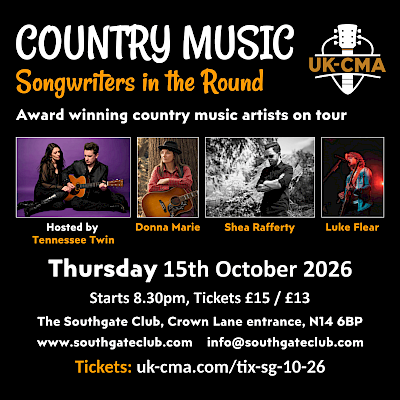 Preview image of Tennessee Twin to host the UK-CMA Songwriters Round! blog post
