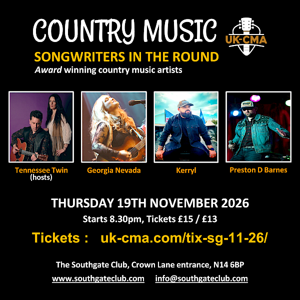 Preview image for blog post - Tennessee Twin - We are returning to The Southgate Club!